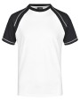 JAMES & NICHOLSON Tee-shirt bicolore homme T-Shirt personalisierbar