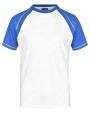 JAMES & NICHOLSON Tee-shirt bicolore homme T-Shirt personalisierbar