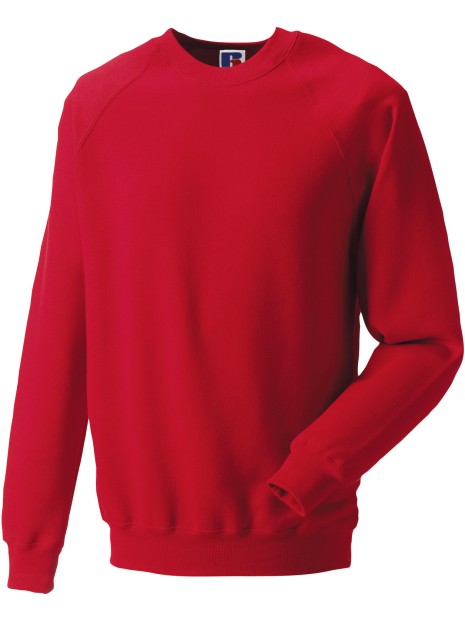 RUSSELL Sweat-shirt col rond Classic rouge classique personnalisable