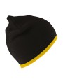RESULT Reversible Fashion Fit Hat noir/jaune personnalisable