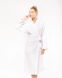 Produit éponge personnalisable KARIBAN Peignoir kimono nid d'abeille