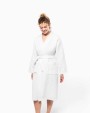 Produit éponge personnalisable KARIBAN Peignoir kimono nid d'abeille