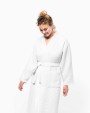 Produit éponge personnalisable KARIBAN Peignoir kimono nid d'abeille