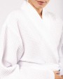 Produit éponge personnalisable KARIBAN Peignoir kimono nid d'abeille