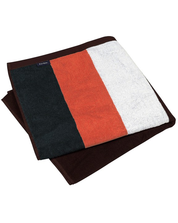 Produit éponge personnalisable KARIBAN Drap de plage rayé
