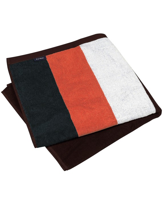 Produit éponge personnalisable KARIBAN Drap de plage rayé