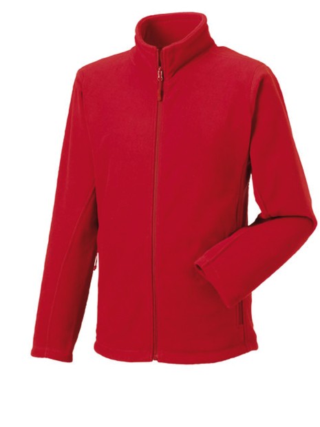 RUSSELL Veste polaire homme rouge classique personnalisable