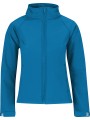 B&C Veste softshell capuche femme azur personnalisable