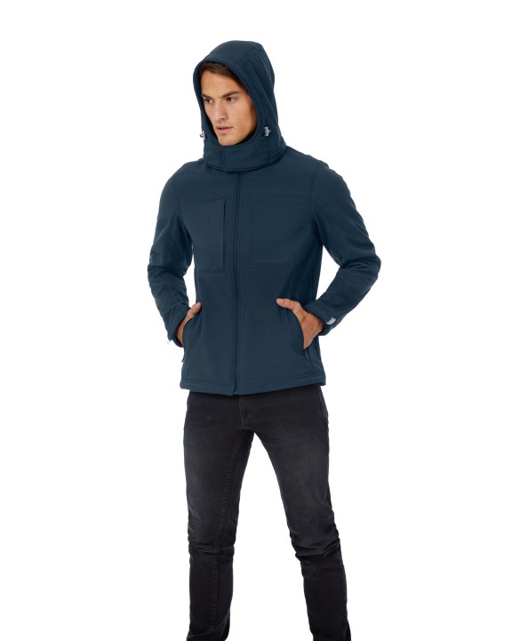 B&C Hooded Softshell / Men Softshell personalisierbar