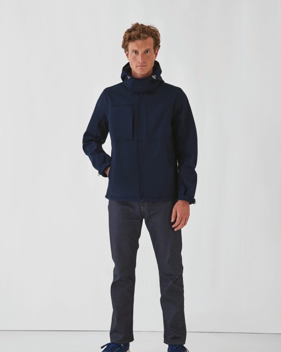 B&C Hooded Softshell / Men Softshell personalisierbar