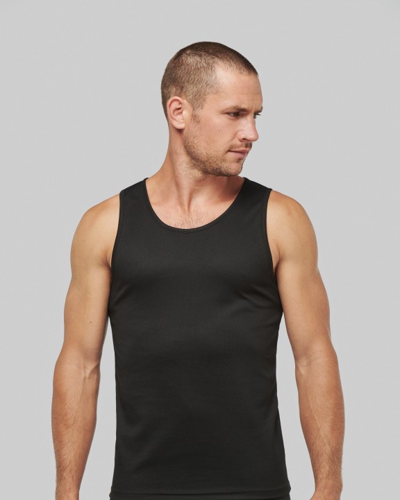 PROACT Herren Basic Sport Funktionsshirt ärmellos T-Shirt personalisierbar