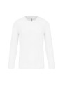PROACT T-shirt de sport manches longues homme blanc personnalisable