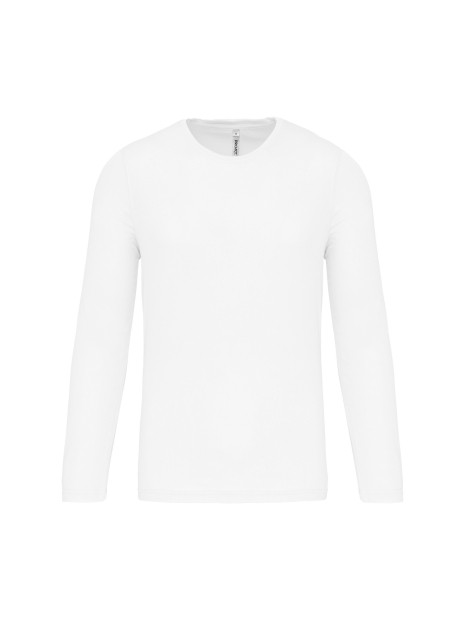 PROACT T-shirt de sport manches longues homme blanc personnalisable