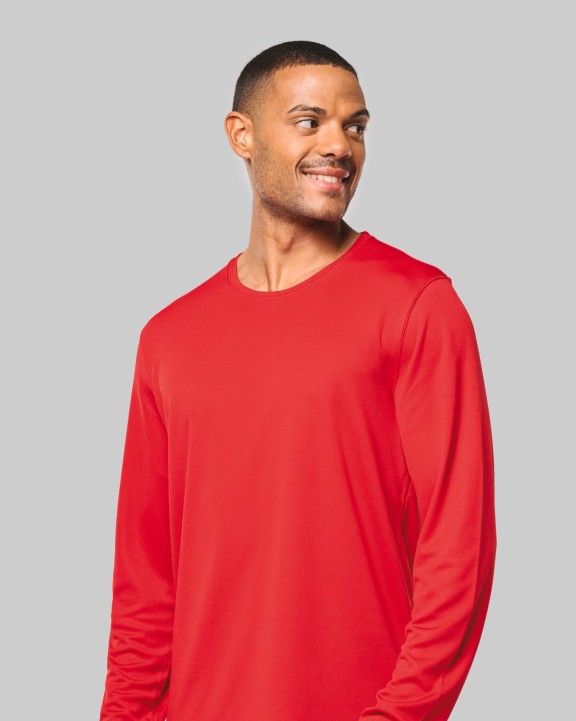 PROACT Herren Basic Sport Funktionsshirt Langarm T-Shirt personalisierbar