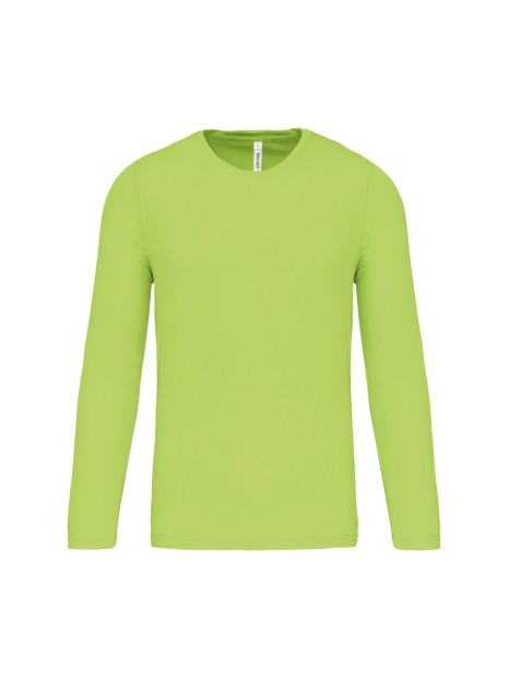 PROACT T-shirt de sport manches longues homme lime personnalisable