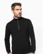KARIBAN Trucker > Zip Neck Sweat-Shirt Sweatshirt personalisierbar