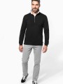 Sweat-shirts à personnaliser KARIBAN Trucker > sweat-shirt piqué col zippé homme 