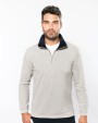 KARIBAN Trucker > Zip Neck Sweat-Shirt Sweatshirt personalisierbar