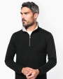 KARIBAN Trucker > Zip Neck Sweat-Shirt Sweatshirt personalisierbar
