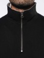 Sweat-shirts à personnaliser KARIBAN Trucker > sweat-shirt piqué col zippé homme 