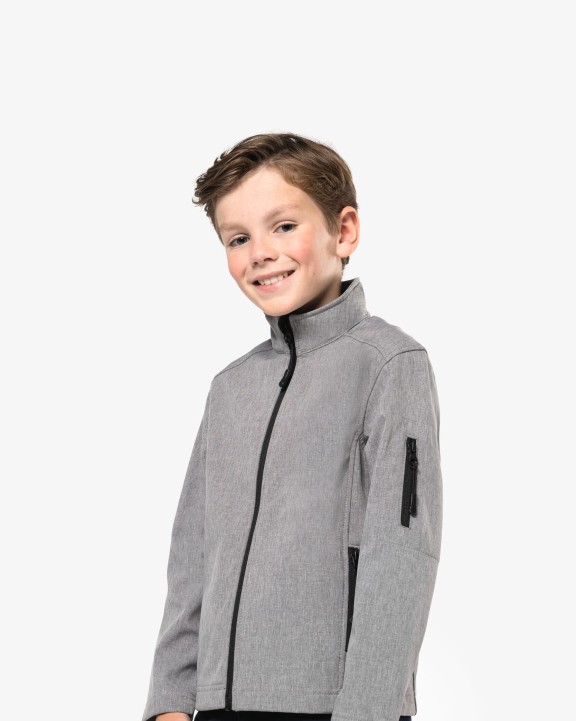 KARIBAN Kinder Softshell-Jacke Softshell personalisierbar