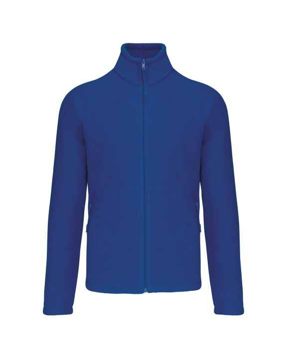 Polar Fleece KARIBAN Microfleece met rits en raglanmouwen heren voor bedrukking &amp; borduring