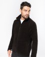 Laine polaire personnalisable KARIBAN Veste micropolaire zippée manches raglan homme