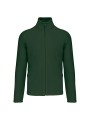 KARIBAN Veste micropolaire zippée manches raglan homme forest green personnalisable