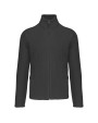 Laine polaire personnalisable KARIBAN Veste micropolaire zippée manches raglan homme