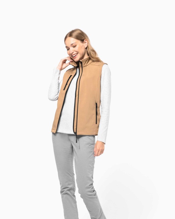 KARIBAN Damen Softshell Bodywärmer Softshell personalisierbar