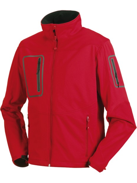 RUSSELL VESTE HOMME Sportshell 5000 rouge classique personnalisable