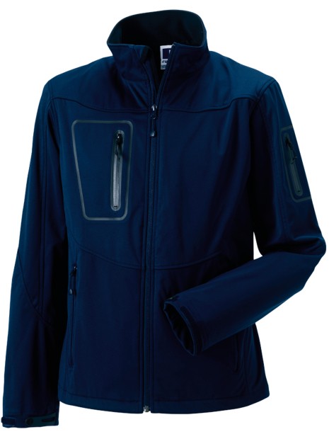 RUSSELL VESTE HOMME Sportshell 5000 french marine personnalisable