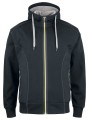 PROJOB 2116 SWEATSHIRTFULL ZIP noir personnalisable