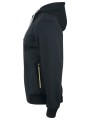 PROJOB 2116 SWEATSHIRTFULL ZIP noir personnalisable