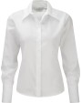 RUSSELL Ladies'' Long Sleeve Ultimate Non-Iron Shirt Hemd personalisierbar