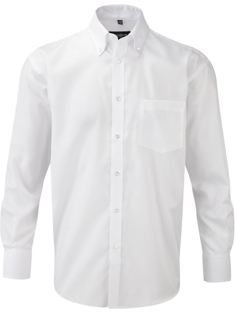 RUSSELL Chemise homme manches longues Non Iron - classique blanc personnalisable
