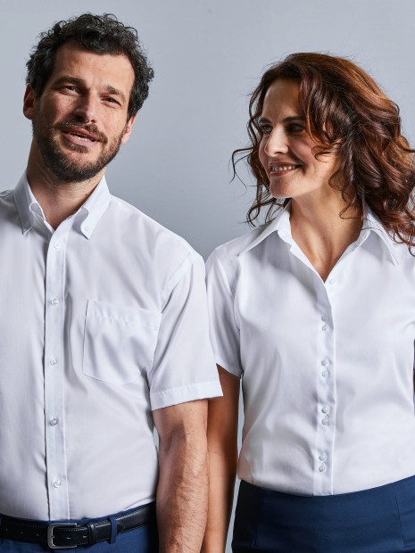 Chemises à personnaliser RUSSELL Chemise femme manches courtes Non Iron 