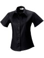 RUSSELL Chemise femme manches courtes Non Iron noir personnalisable