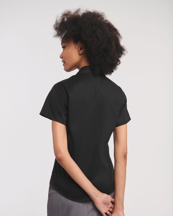 Hemd RUSSELL Ladies' Short Sleeve Ultimate Non-iron Shirt voor bedrukking &amp; borduring