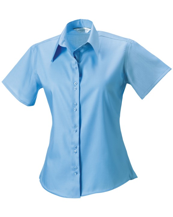 Hemd RUSSELL Ladies' Short Sleeve Ultimate Non-iron Shirt voor bedrukking &amp; borduring