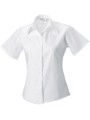 RUSSELL Chemise femme manches courtes Non Iron blanc personnalisable