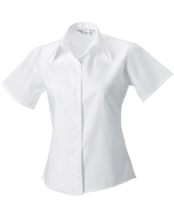 Hemd RUSSELL Ladies' Short Sleeve Ultimate Non-iron Shirt voor bedrukking &amp; borduring