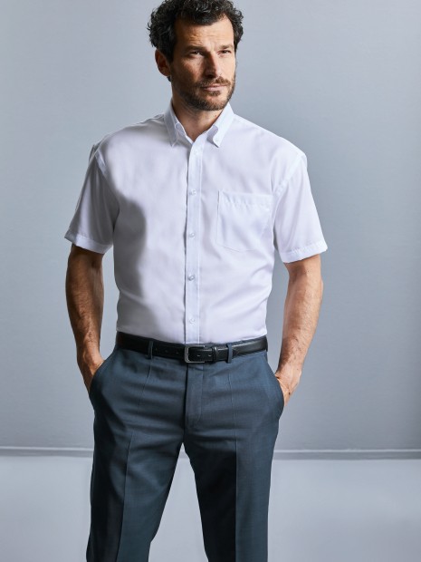 Chemises à personnaliser RUSSELL Chemise homme manches courtes Non Iron - classique 