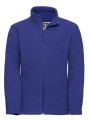 RUSSELL Children’s Full Zip Outdoor Fleece bright royal personnalisable