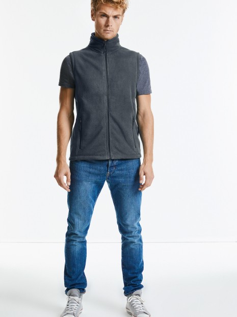 Laines polaires à personnaliser RUSSELL Gilet polaire homme 