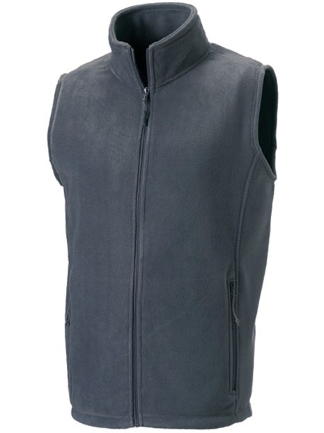 RUSSELL Gilet polaire homme gris convoi personnalisable