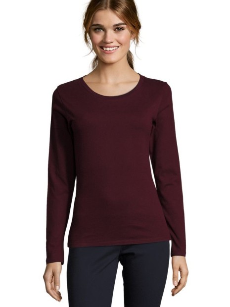 T-Shirts à personnaliser SOL'S Majestic oxblood