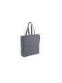 WESTFORDMILL Sac toile coton shopping gris graphite personnalisable