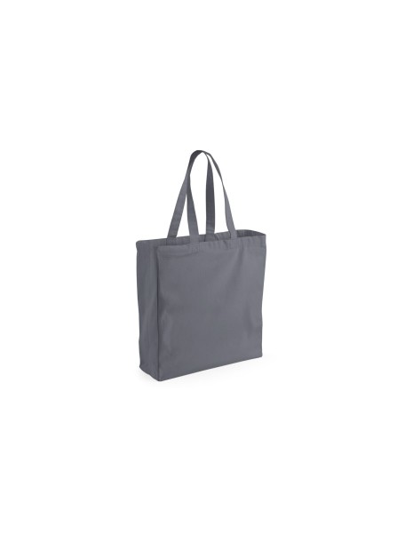 WESTFORDMILL Sac toile coton shopping gris graphite personnalisable