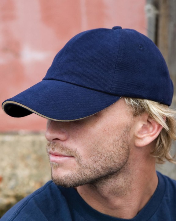 RESULT Sandwich Brushed Cotton Cap Kappe personalisierbar